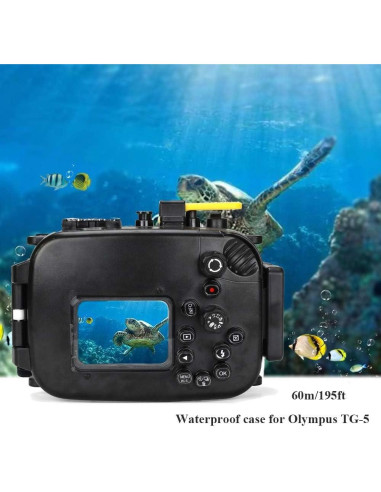 Funda Submarina Seafrogs para Olympus TG-5 con Filtro Rojo