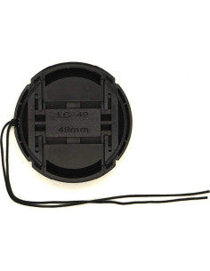 Tapa de lente 49mm genérica para Canon y Sony - 2 paquetes 2