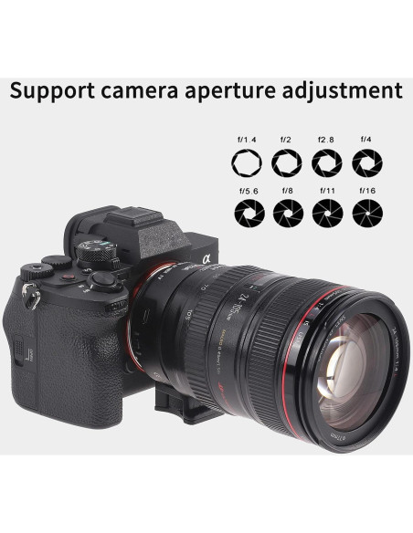 Adaptador Enfoque Automático Foto4easy EF-NEX IV para Lentes Canon a Sony Adaptador Enfoque Automático Foto4easy EF-NEX IV para Lentes Canon a Sony