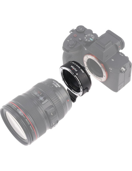 Adaptador Enfoque Automático Foto4easy EF-NEX IV para Lentes Canon a Sony Adaptador Enfoque Automático Foto4easy EF-NEX IV para Lentes Canon a Sony