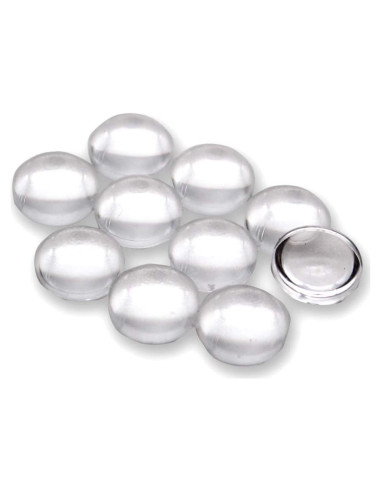 10 Piezas Lente Óptica LED Convexa 10MM JIATONG Ajustable
