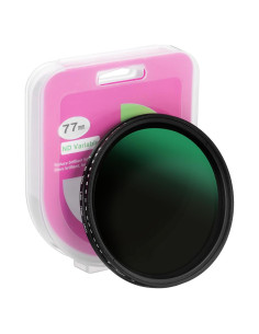 Filtro ND Variable PATIKIL 77mm Densidad Neutra Ajustable