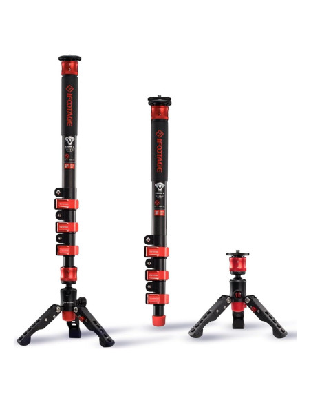 Monopod Telescópico IFOOTAGE Cobra 2 C150 II 150cm Carbono Monopod Telescópico IFOOTAGE Cobra 2 C150 II 150cm Carbono