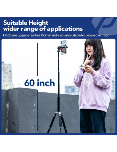 Trípode Compacto Fotopro Free-1 Gris 152.5CM 4KG