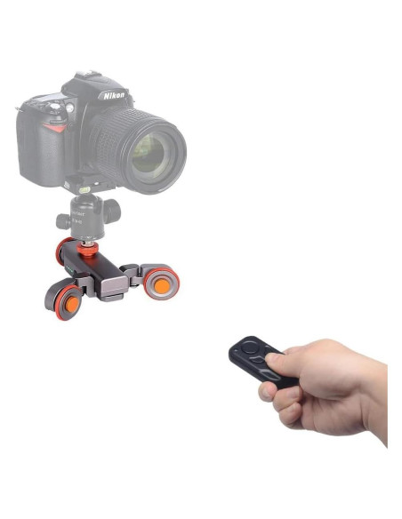Control Remoto Inalámbrico Mcoplus Carro Dolly Motorizado DSLR Control Remoto Inalámbrico Mcoplus Carro Dolly Motorizado DSLR