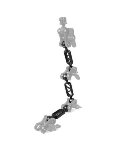 Adaptador de bola 2.54 cm a cabeza YS con brazo 12.7 cm aluminio