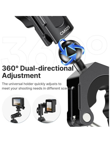 Soporte de Bicicleta ULANZI Goquick para Cámara de Acción 360