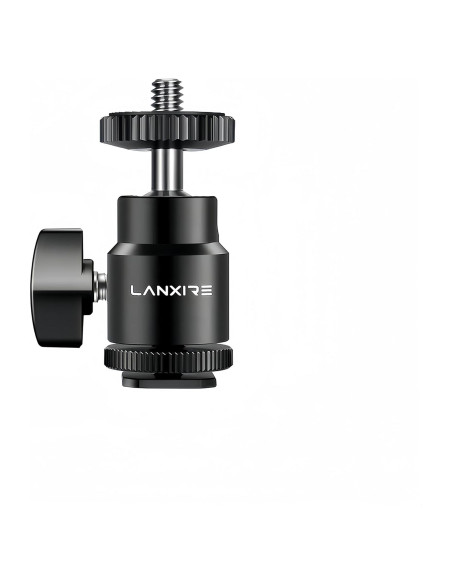 Adaptador de Montura de Zapata Fría Lanxire con Cabezal de Bola Mini Adaptador de Montura de Zapata Fría Lanxire con Cabezal de Bola Mini