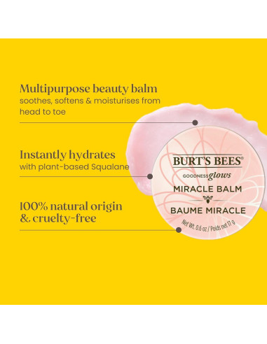 Bálsamo Milagroso Burt's Bees 17g - Hidratante Multiusos Natural