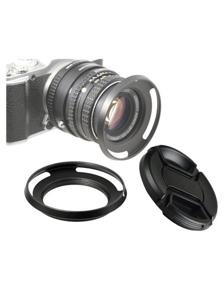 Capucha de Lente Fotasy 37mm Metal Perfil Bajo Curvado Capucha de Lente Fotasy 37mm Metal Perfil Bajo Curvado