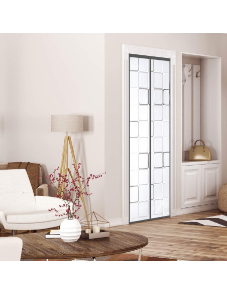 Cortina de Puerta Aislante SANJIANKER 90 x 204 cm Gris Cortina de Puerta Aislante SANJIANKER 90 x 204 cm Gris