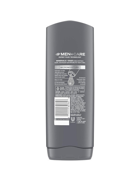 Gel de Ducha Dove Men+Care Minerales y Salvia 510 g Gel de Ducha Dove Men+Care Minerales y Salvia 510 g