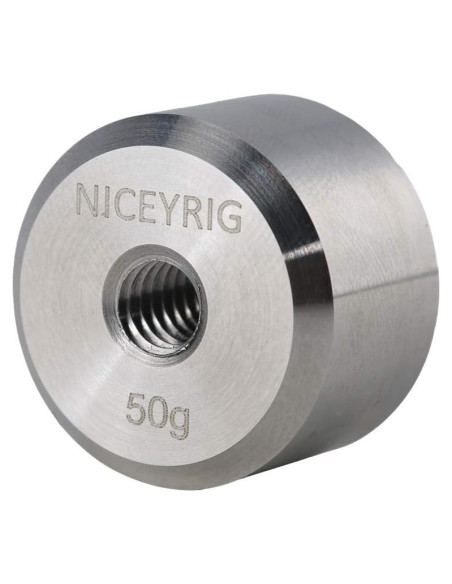 Contrapeso 50g NICEYRIG para Estabilizador DJI Ronin y Zhiyun Contrapeso 50g NICEYRIG para Estabilizador DJI Ronin y Zhiyun