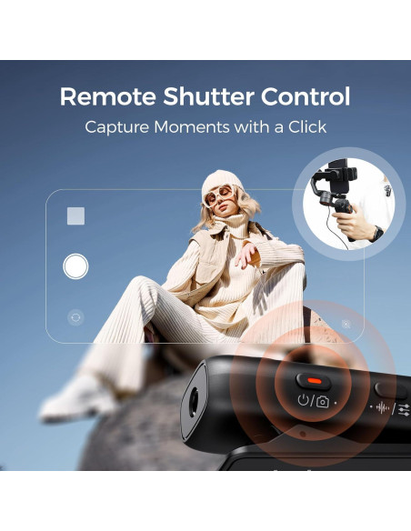 Gimbal Estabilizador hohem iSteady M6 con Micrófono y Luz Gimbal Estabilizador hohem iSteady M6 con Micrófono y Luz