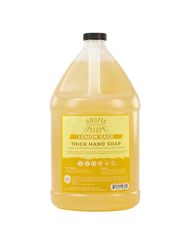 Jabón Líquido de Manos Orgánico Castile Adams 3.78L Salvia Limón