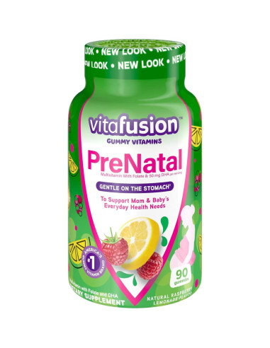 Vitafusion Gominolas Prenatales 90 Unidades Limón y Frambuesa