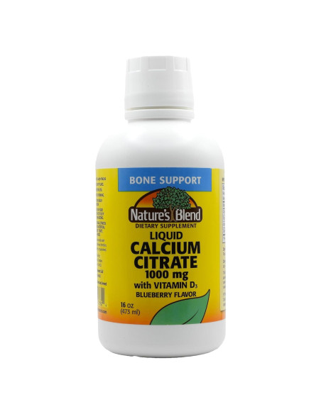 Citrato de Calcio Líquido 1000mg con D3 480ml Arándano Citrato de Calcio Líquido 1000mg con D3 480ml Arándano