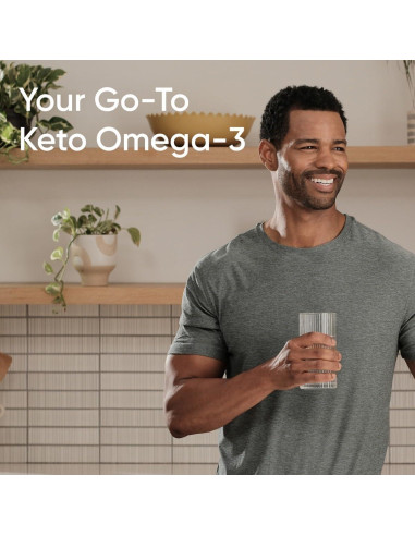 Aceite de Pescado Keto Omega 3 Sports Research 1400mg 120 Cápsulas