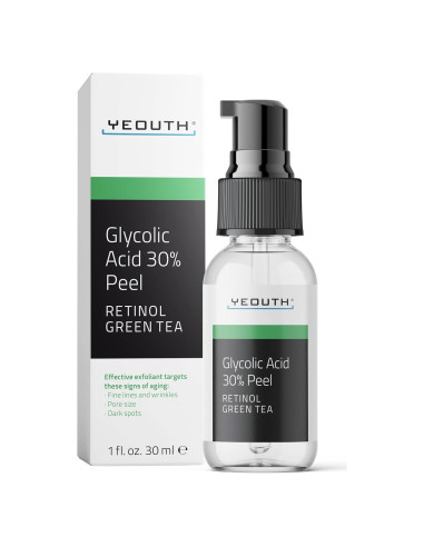 Peeling de Ácido Glicólico YEOUTH 30ml con Retinol AHA
