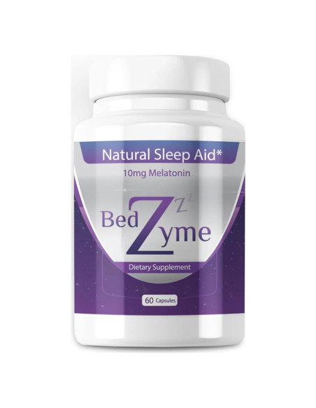 Suplemento para Dormir BedZyme 60 Cápsulas 10mg Melatonina Suplemento para Dormir BedZyme 60 Cápsulas 10mg Melatonina
