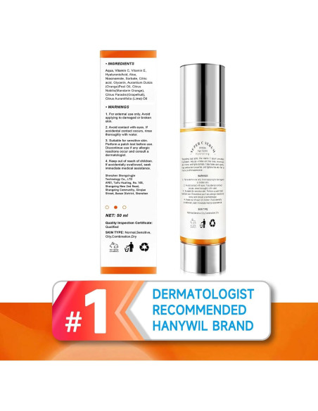 Suero Facial HANYWIL Vitamina C 50ml - Antiarrugas y Manchas Suero Facial HANYWIL Vitamina C 50ml - Antiarrugas y Manchas