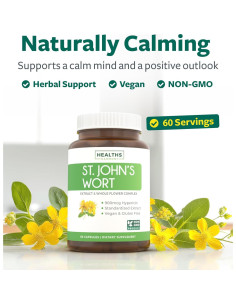 Hierba de San Juan Healths Harmony 60 Cápsulas 500mg Sin OGM 2