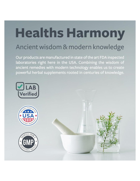 Hierba de San Juan Healths Harmony 60 Cápsulas 500mg Sin OGM Hierba de San Juan Healths Harmony 60 Cápsulas 500mg Sin OGM