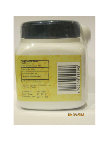 Raíz de Angélica Fragante Bai Zhi 100g - Gránulos Concentrados Raíz de Angélica Fragante Bai Zhi 100g - Gránulos Concentrados