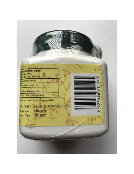 Raíz de Angélica Fragante Bai Zhi 100g - Gránulos Concentrados Raíz de Angélica Fragante Bai Zhi 100g - Gránulos Concentrados