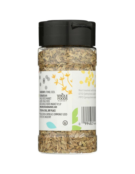 Semillas de Hinojo 365 Whole Foods 30.9 g - Sin Aditivos Semillas de Hinojo 365 Whole Foods 30.9 g - Sin Aditivos