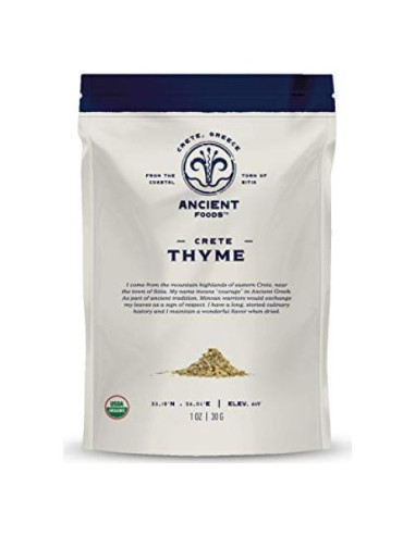 Tomillo Orgánico Seco Ancient Foods 30g - Hierbas de Creta