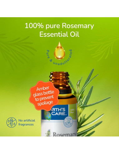 Aceite Esencial de Romero Puro Earth's Care 29.57 ml