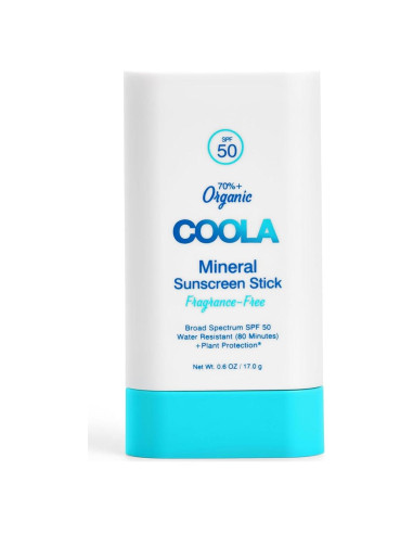 Protector Solar Mineral COOLA SPF 50 Barra 17g Vegano