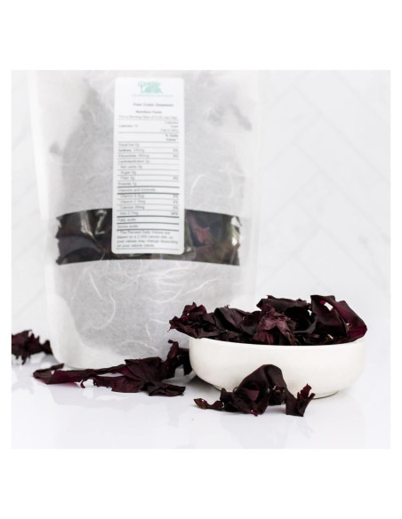 Alga Dulse Hoja Entera Cruda 227 g - Seaweed Kings - 100% Pura Alga Dulse Hoja Entera Cruda 227 g - Seaweed Kings - 100% Pura