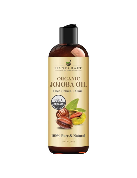 Aceite de Jojoba Orgánico USDA Handcraft Blends 236 ml - Puro y Natural Aceite de Jojoba Orgánico USDA Handcraft Blends 236 ml - Puro y Natural