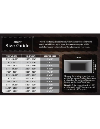 Rejilla de Piso Decor Grates AGH410-BLK, 10x25 cm, Negro Texturizado