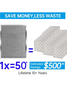 Filtro de Aire Reutilizable UBeesize 50.8x50.8 cm MERV 8 2