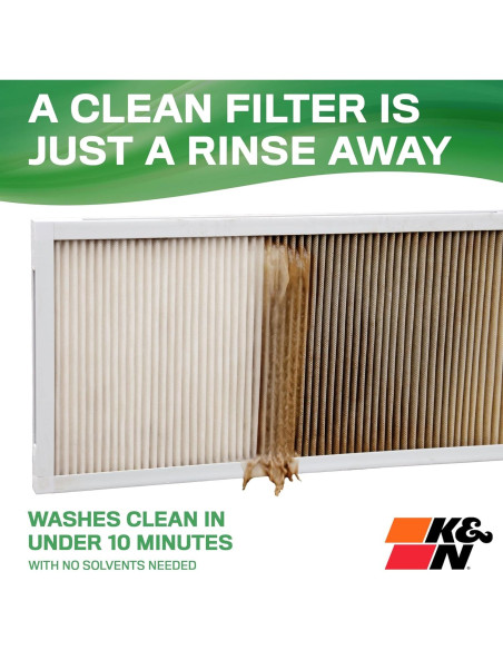 Filtro de Aire Lavable K&N HVC-13-12025 Merv 13 49x62 cm Filtro de Aire Lavable K&N HVC-13-12025 Merv 13 49x62 cm