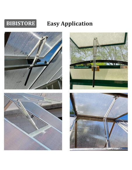 Abridor Automático de Ventanas BIBISTORE 7kg Solar Aluminio Abridor Automático de Ventanas BIBISTORE 7kg Solar Aluminio
