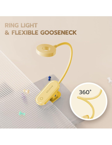 Luz de lectura LED recargable enclize con 3 temperaturas