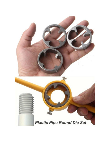 Kit de Herramientas de Roscar Tubos de PVC NADUSEP 6 Pcs