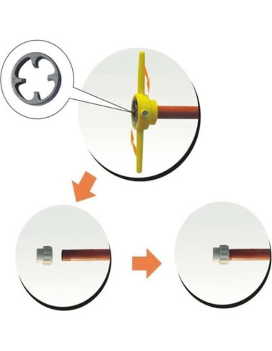 Kit de Herramientas de Roscar Tubos de PVC NADUSEP 6 Pcs