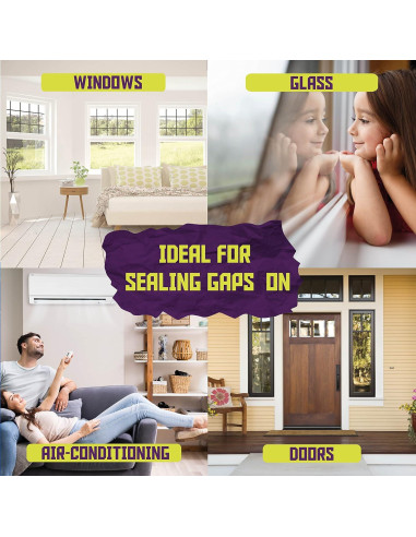 Cinta de Sellado de Ventanas ATack 5 cm x 27.43 m - Sin Residuo