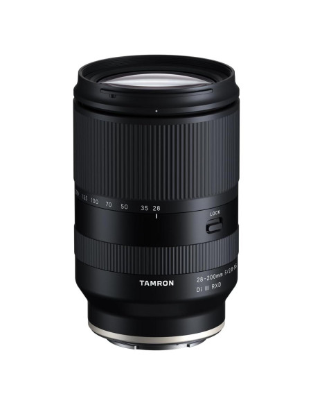 Lente Tamron 28-200mm F2.8-5.6 Di III RXD para Sony Lente Tamron 28-200mm F2.8-5.6 Di III RXD para Sony