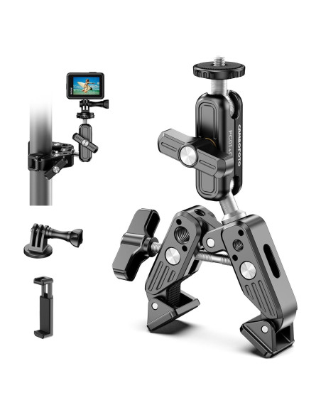 Soporte de Cámara Super Clamp CAMBOFOTO 3.5kg Ajustable Soporte de Cámara Super Clamp CAMBOFOTO 3.5kg Ajustable