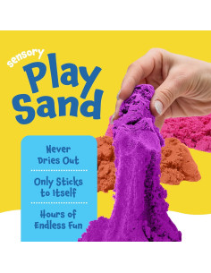 Arena Mágica Prime Play 2.27 kg 8 Colores y 10 Moldes 2