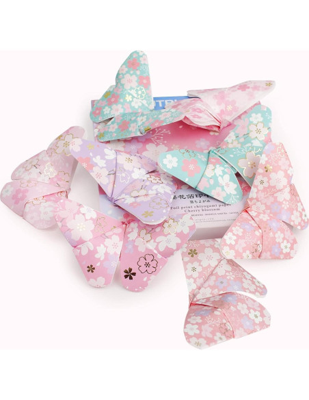 112 Hojas Papel Origami Chiyogami Sakura 15x15cm Cutblajat 112 Hojas Papel Origami Chiyogami Sakura 15x15cm Cutblajat