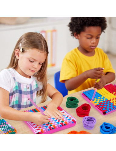 Kit de Telar PREBOX 7" para Niños y Adultos - Artesanías DIY