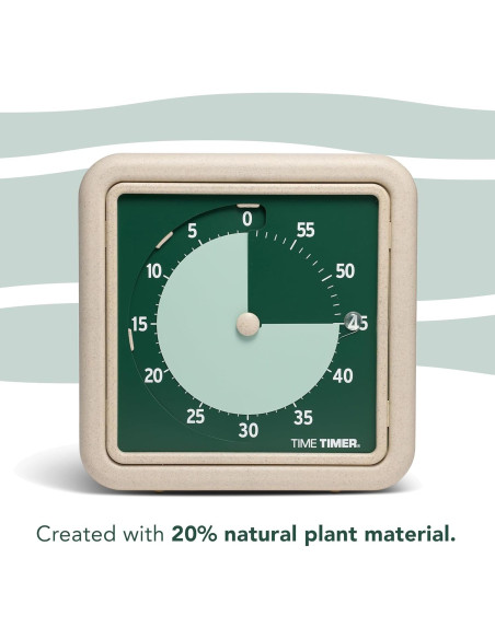 Temporizador Visual Time Timer Eco 60 Minutos 20.32 cm Verde Temporizador Visual Time Timer Eco 60 Minutos 20.32 cm Verde