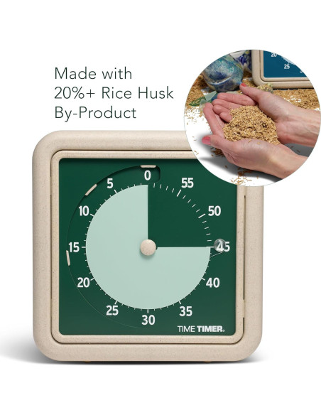 Temporizador Visual Time Timer Eco 60 Minutos 20.32 cm Verde Temporizador Visual Time Timer Eco 60 Minutos 20.32 cm Verde